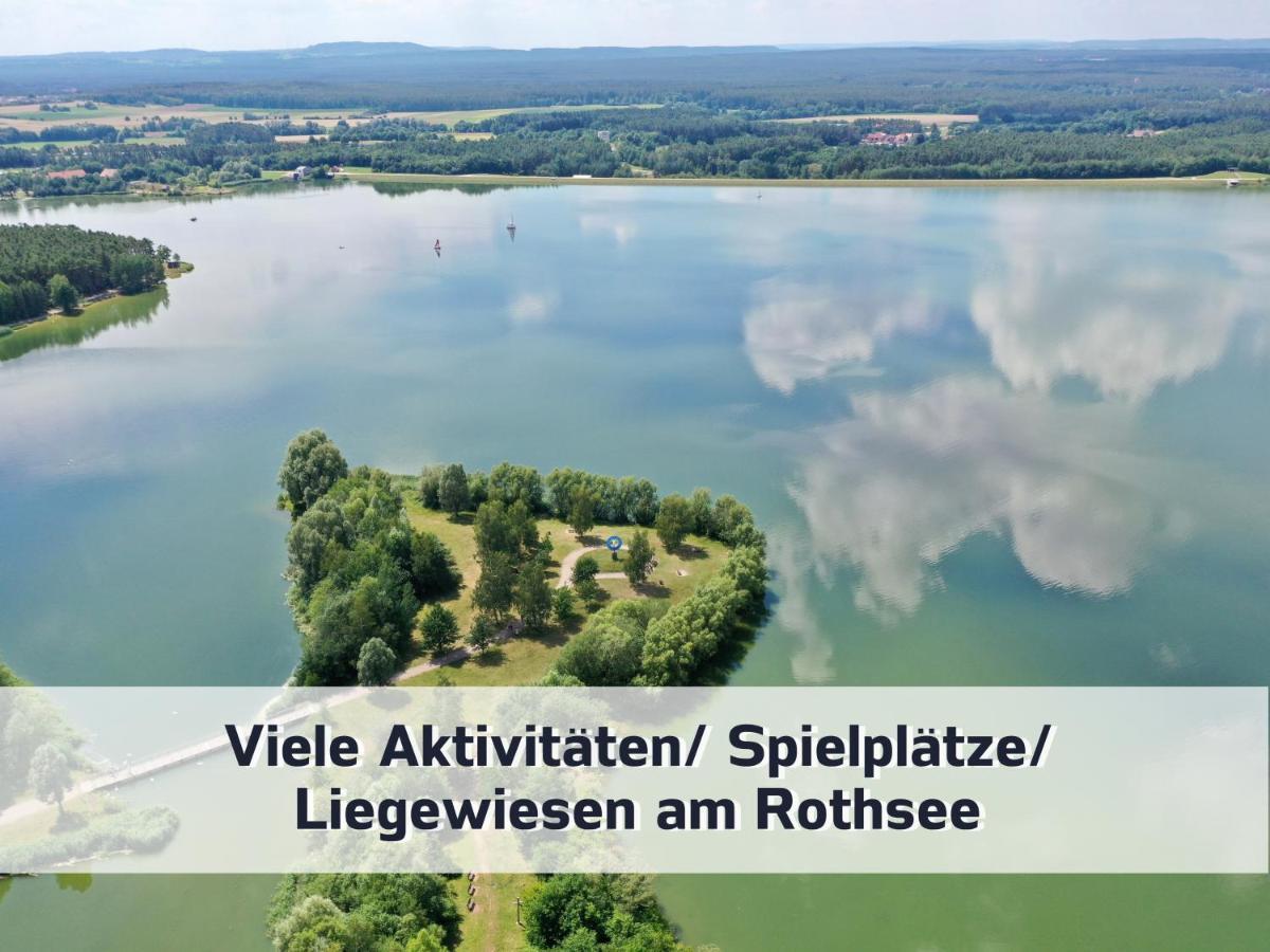 Ferienhaus Rothsee-Oase Ideale Ausgangslage Mit Tollem Ausblick, Sauna Und Privatem Garten Roth  Bagian luar foto