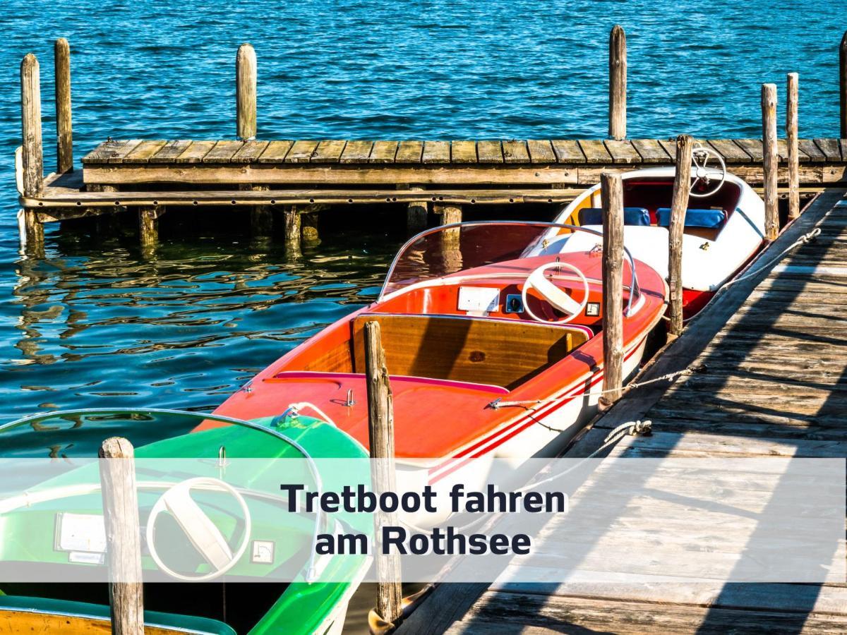 Ferienhaus Rothsee-Oase Ideale Ausgangslage Mit Tollem Ausblick, Sauna Und Privatem Garten Roth  Bagian luar foto
